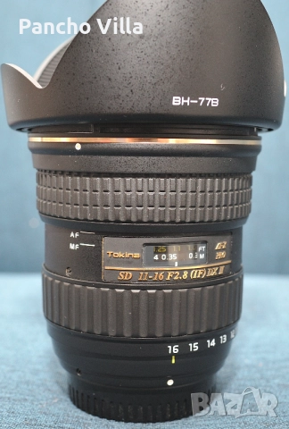 Tokina AT-X Pro 11-16/2,8 DX II за Никон, снимка 2 - Обективи и филтри - 52915799
