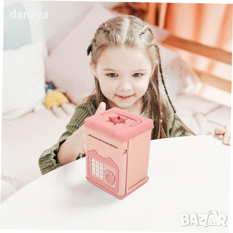 4546 Детски сейф касичка с шифър и пръстов отпечатък, снимка 9 - Музикални играчки - 44923701