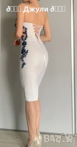 Бутикова елегантна рокля, снимка 6 - Рокли - 49394968