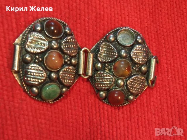 КАРНЕОЛ НЕФРИТ ХАЛЦЕДОН САЧАН СТАРИННО УКРАШЕНИЕ ПОДХОДЯЩО и за медальон за СНИМЧИЦИ 4969, снимка 9 - Други - 30544197