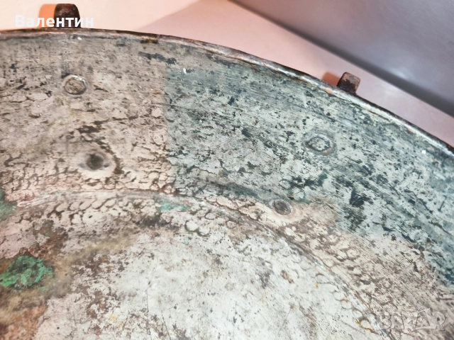 Бакърена тава с дръжки 15, снимка 11 - Антикварни и старинни предмети - 52524685