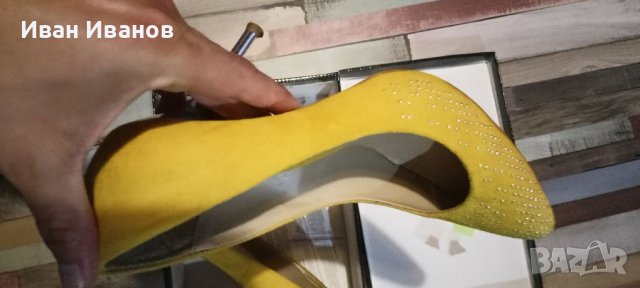 Дамски официални обувки с ток 39-ти номер, снимка 3 - Дамски обувки на ток - 41533500