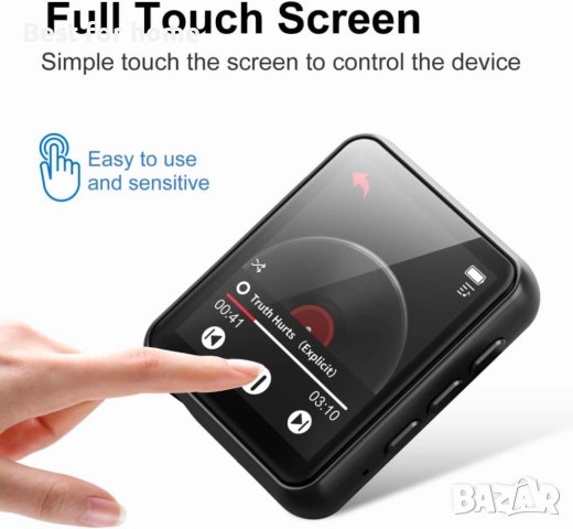 MP3 плейър Bluetooth, снимка 4 - MP3 и MP4 плеъри - 52255304