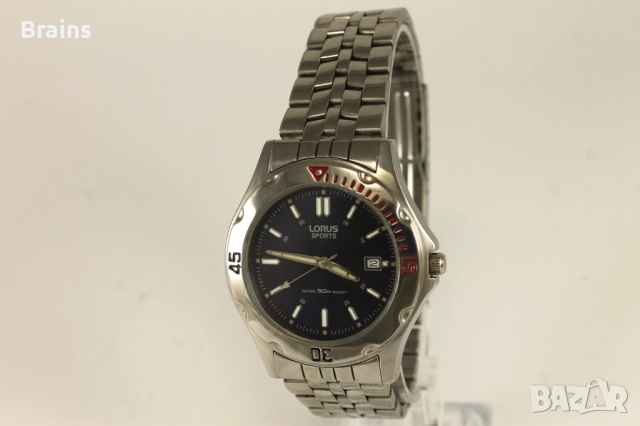 LORUS SPORTS Мъжки Кварцов Спортен Часовник Стомана