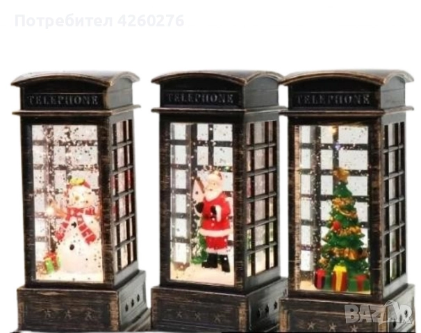 Коледна ретро декорация за празнична атмосфера, снимка 3 - Декорация за дома - 51881850