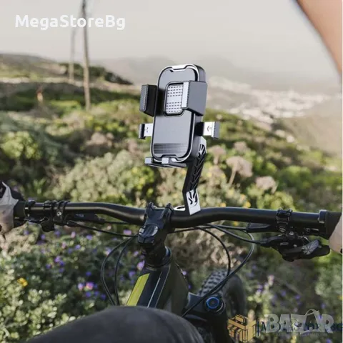 Поставка стойка за телефон за велосипед РG158, снимка 4 - Аксесоари за велосипеди - 47349597