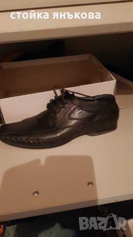 Продавам мъжки черни обувки, естествена кожа , снимка 7 - Официални обувки - 41820174