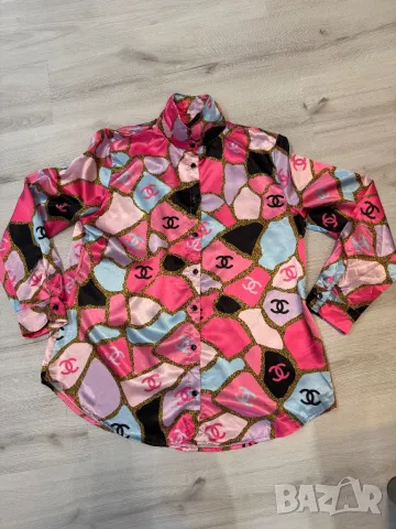 Дамска сатенена риза 