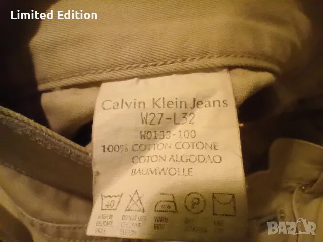 Унисекс дънки Calvin Klein сатенен конец, снимка 8 - Дънки - 48407513