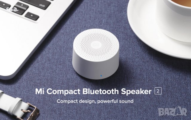 Xiaomi Mi Compact Bluetooth Speaker 2 (QBH4141EU) - 24 месеца гаранция, снимка 1 - Слушалки, hands-free - 35687396