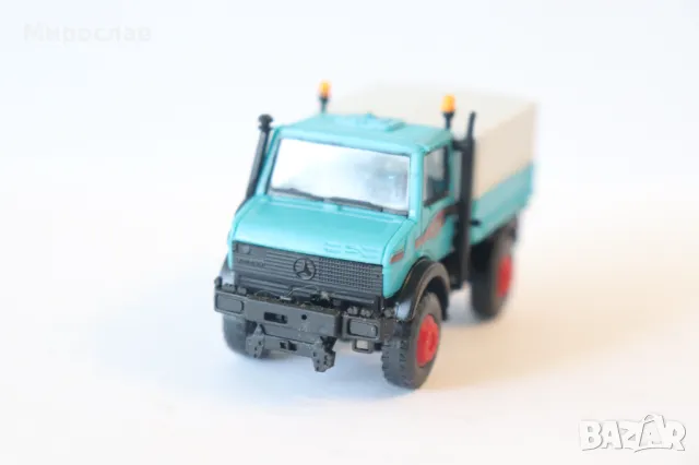 KIBRI H0 1/87 MERCEDES АВТО КРАН КАМИОН КРАН МОДЕЛ КОЛИЧКА, снимка 2 - Колекции - 49774571