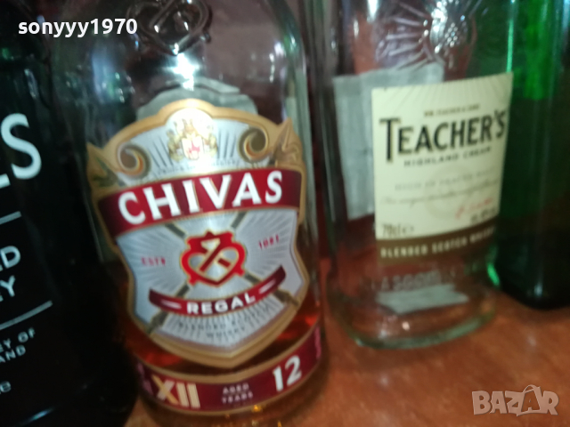 CIVAS POGUES И ДР 5-ПРАЗНИ ШИШЕТА ЗА КОЛЕКЦИЯ 0403241017, снимка 6 - Колекции - 44595943