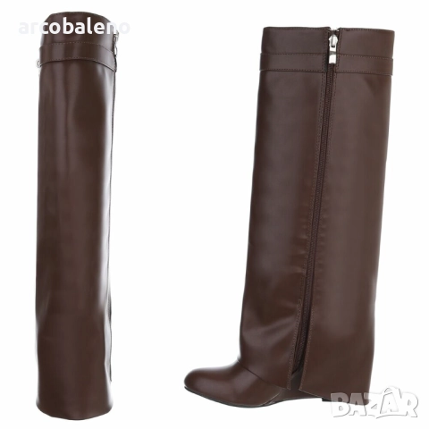 Дамски боти на висок ток, 3цвята , снимка 7 - Дамски боти - 51716484