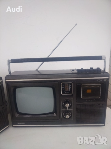SHARP 10P-18G Радио/Касетофон/Телевизор, снимка 10 - Радиокасетофони, транзистори - 52791380