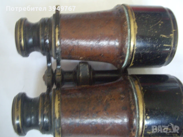 Стар бронзов много запазен бинокъл., снимка 3 - Колекции - 51097190