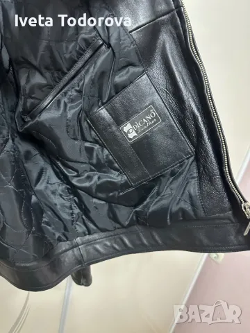Кожено яке, снимка 3 - Якета - 48285535