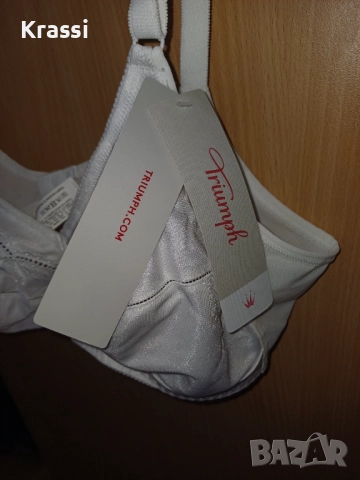 Triumph бял сутиен 90 А нов, снимка 9 - Бельо - 52594205