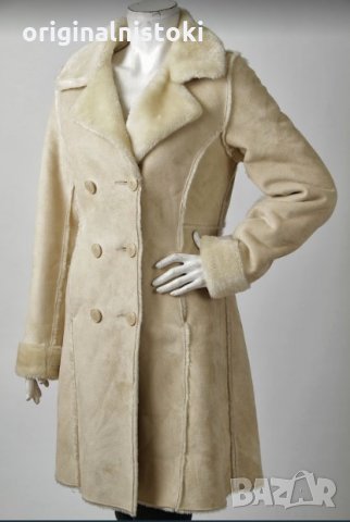 Палто  цвят екрю  М размер  ,марка BIAGGINI, снимка 1 - Палта, манта - 34375703