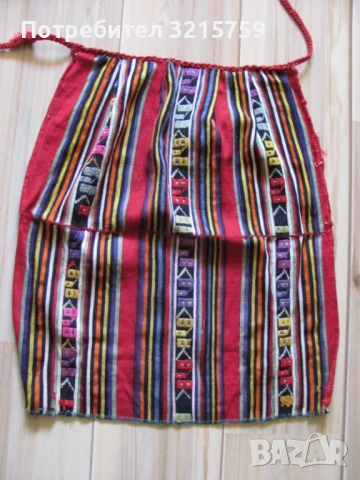 19 век вълнена престилка за носия , снимка 1