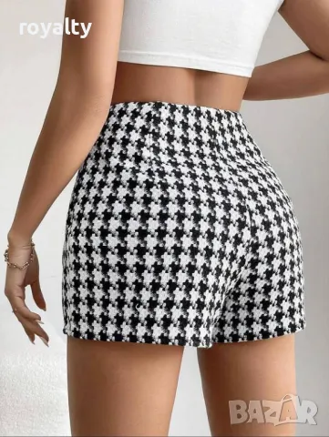 Дамска пола-панталон пепит, снимка 4 - Други - 50266612