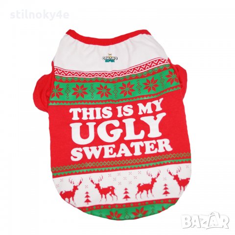 Кучешка Коледна тениска Кучешки Коледни дрехи Коледна дреха за куче, снимка 6 - За кучета - 34698938