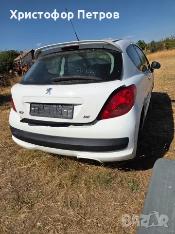 заден капак със спойлер от Peugeot 207rc , снимка 4 - Части - 55746400