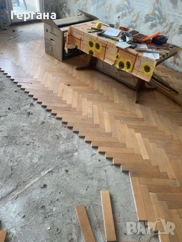 Естествен паркет 30х5.5х1,6, снимка 2 - Естествен паркет - 53670553