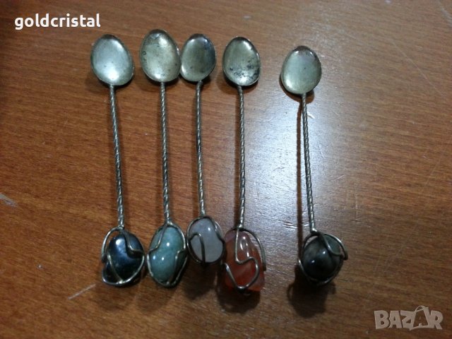 Стари посребрени лъжички , снимка 4 - Антикварни и старинни предмети - 41085460