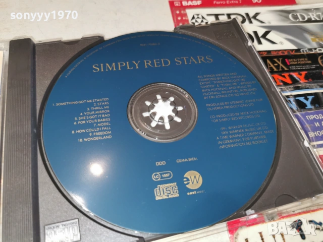 SIMPLY RED-ORIGINAL CD-ВНОС GERMANY 0603241813H2E6R, снимка 14 - CD дискове - 53737975