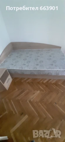 Продавам легло "Приста", 120/190 см, ракла и нощно шкафче, снимка 1