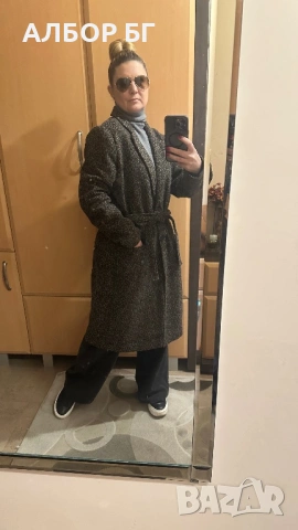 Дълго палто, снимка 4 - Палта, манта - 53838333