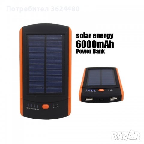 Преносима батерия със соларно зареждане, снимка 6 - Външни батерии - 39910161