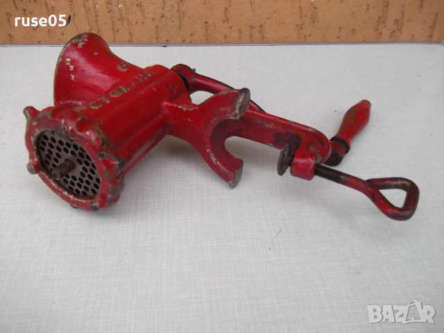 Машинка ръчна за мелене на месо "Стомана - 62", снимка 2 - Други ценни предмети - 36312716