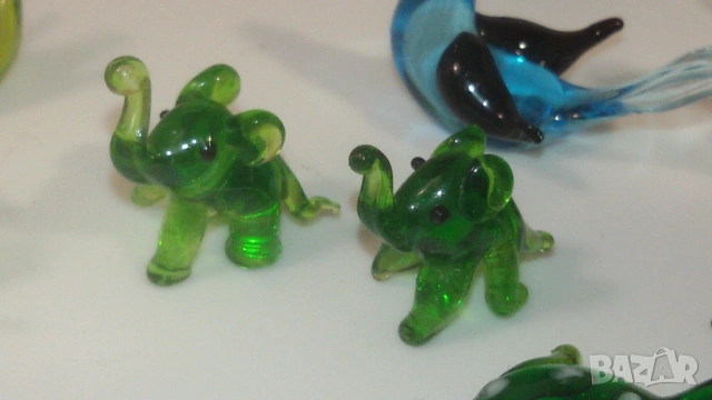 Лот миниатюрни стъклени животни и ябълка, снимка 9 - Колекции - 53358990