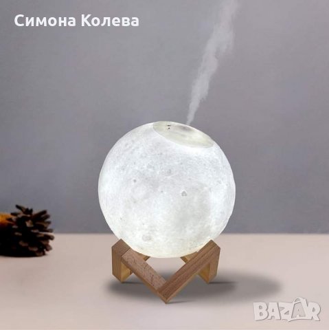 ✨3D Лампа арома дифузер - Луна
