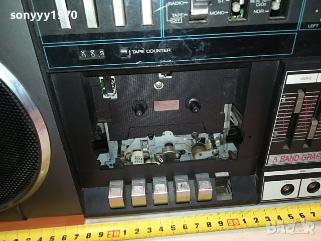 ГОЛЯМ КАСеТОФОН 60см 1205230920, снимка 6 - Радиокасетофони, транзистори - 40674581