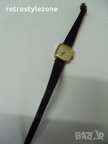 № 5960 стар дамски часовник ZentRa  - механичен  - работещ   - размер - 2 / 2 см , снимка 4 - Други ценни предмети - 35791232