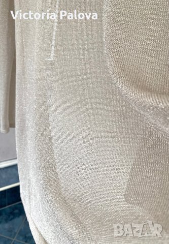 Красива златисто- сребриста жилетка LUCY NAS A SECRET Белгия, снимка 7 - Жилетки - 44230758