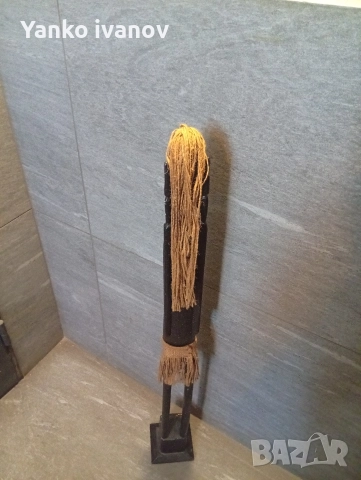 Африканска статуетка, снимка 4 - Статуетки - 52933980