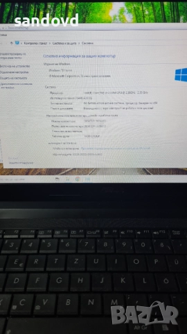 лаптоп ASUS  x54c цена 120лв, снимка 5 - Лаптопи за дома - 52939267