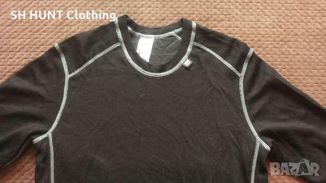 HELLY HANSEN Work Wear Thermo 57% Merino Wool размер L работна термо блуза W4-369, снимка 3 - Блузи - 52037696