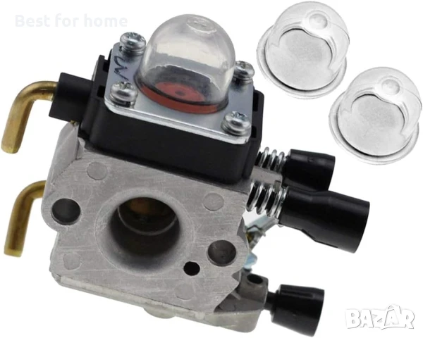 	Fenteer Комплект карбуратор за моторен тример и 2 броя грундове