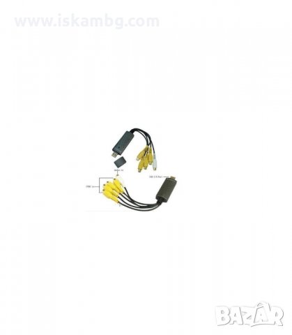 DVR АДАПТЕР 4 КАНАЛЕН USB ВХОД - код  EASYCAP-0128, снимка 3 - Друга електроника - 34090135