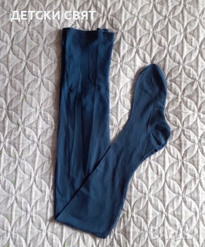 Нов син  чорапогащник с ръб отзад