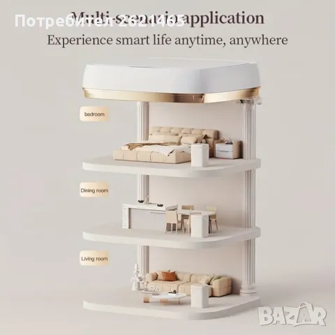 Умен Кош за отпадъци, боклук със сензор за автоматично отваряне 16.5 L литра, снимка 9 - Други стоки за дома - 47332351