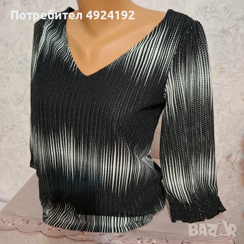 Дамска Риза в два цвята, снимка 4 - Ризи - 56107376