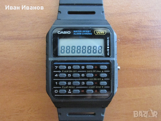Casio CA-53W Calculator Касио с калкулатор, снимка 3 - Мъжки - 51799518