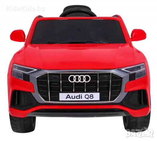 Audi Q8 12V – Детски акумулаторен джип, Червено, EVA гуми, снимка 2 - Детски велосипеди, триколки и коли - 50426865