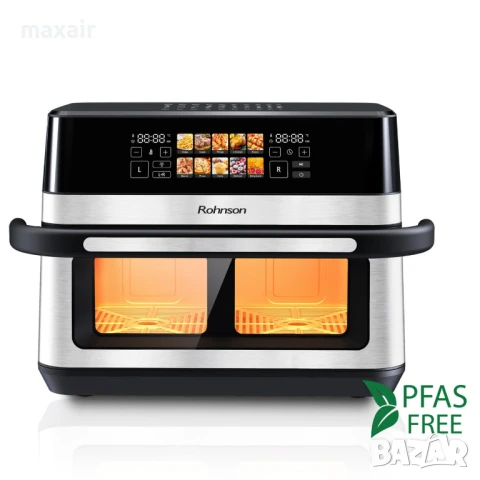 Фритюрник Airfryer Rohnson R-2882 * Безплатна доставка*Гаранция 2 години, снимка 9 - Фритюрници - 50584176