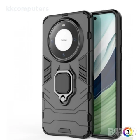 Huawei Mate 60 Pro Удароустойчив Ring Holder Калъф и Протектор, снимка 4 - Калъфи, кейсове - 50769720